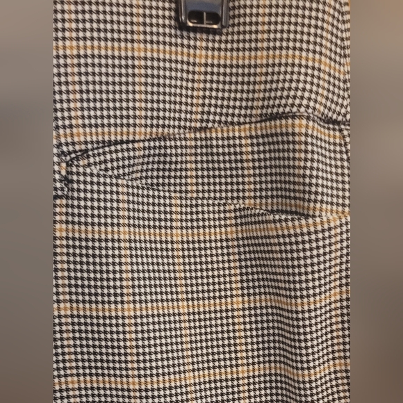 Maurices Women's Bengaline Plaid Skinny Mid Rise Dress Pant - Picture 7 of 7